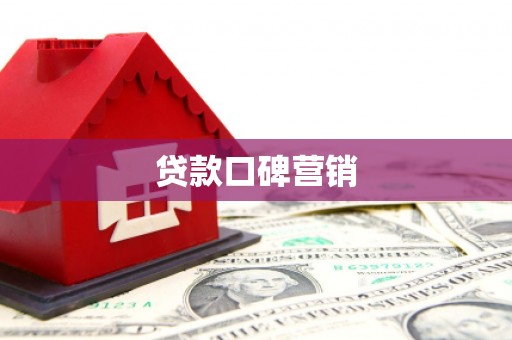 金塘贷款口碑营销