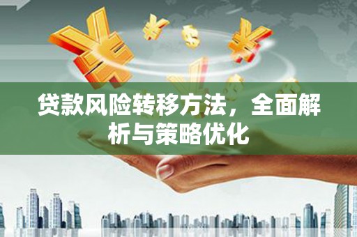 金塘贷款风险转移方法，全面解析与策略优化
