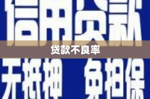 金塘贷款不良率