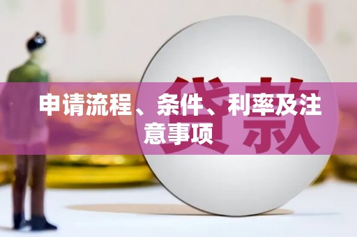 金塘申请流程、条件、利率及注意事项