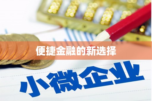 金塘便捷金融的新选择