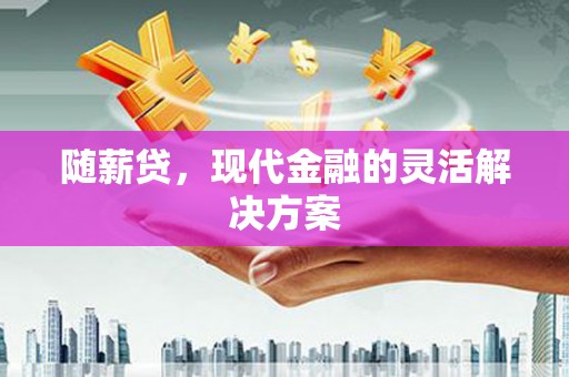 金塘随薪贷，现代金融的灵活解决方案