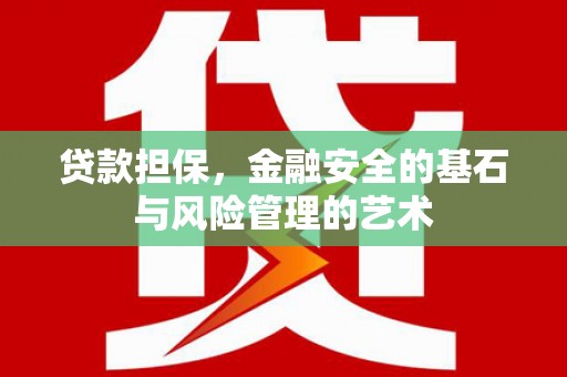 金塘贷款担保，金融安全的基石与风险管理的艺术