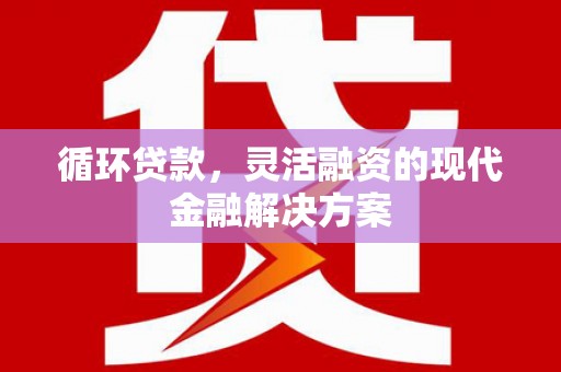金塘循环贷款，灵活融资的现代金融解决方案