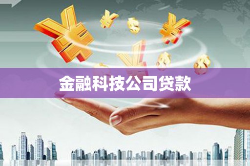 金塘金融科技公司贷款