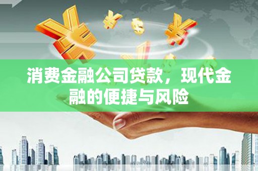 金塘消费金融公司贷款，现代金融的便捷与风险