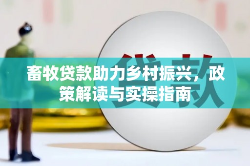 金塘畜牧贷款助力乡村振兴，政策解读与实操指南