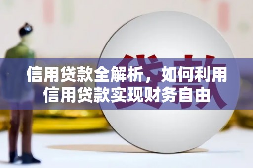 金塘信用贷款全解析，如何利用信用贷款实现财务自由